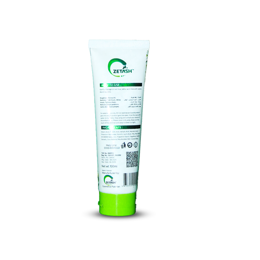 Zetash 3 in 1 Face Wash