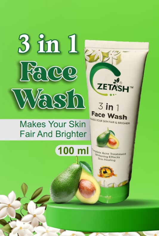 3 in 1 Face Wash