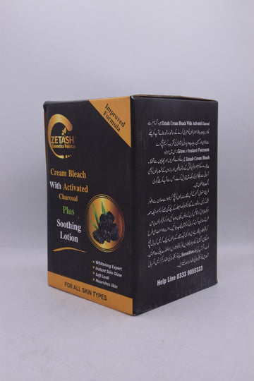 ZETASH Cream Bleach with Activated Charcoal