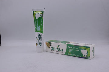 ZETASH Herbal Toothpaste | Pain Relief Formula | Removes Smoker & Tea Stains | Fresh Breath