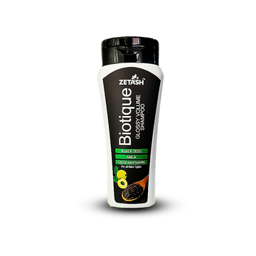 Zetash Biotique Glossy Volume Shampoo – Black Seed & Amla