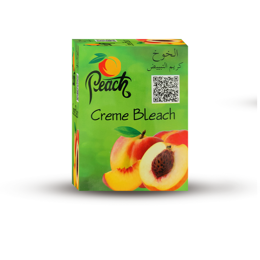 Zetash Peach Creme Bleach – Gentle Glow for Radiant Skin